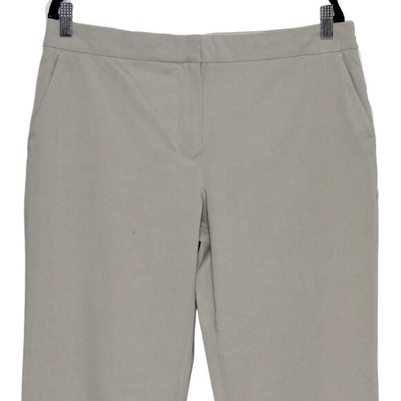 MaxMara Beige Grey Ankle Length Pants Size 10 - Picture 2 of 7